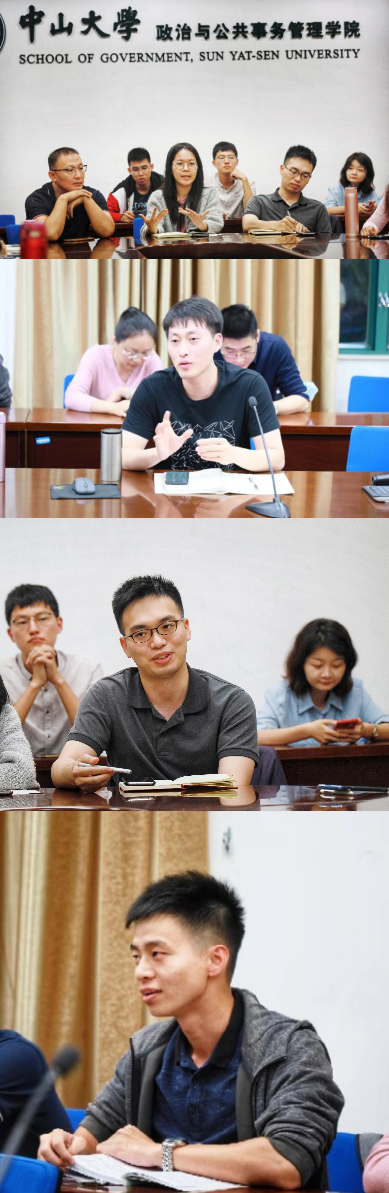 现场学生分享自己的读书心得