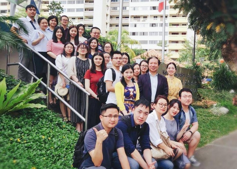 与拉丁马士社区林主席合影,摄于 2019 年1月15日