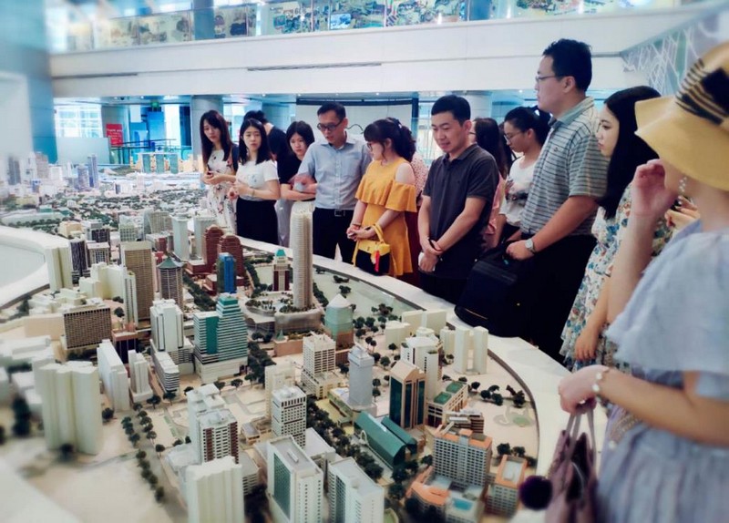 参观新加坡城市规划展览馆,摄于 2019年1月16日